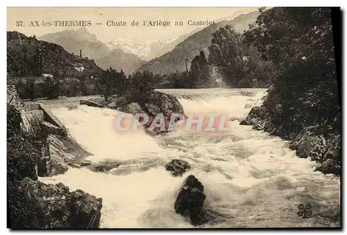 Cartes postales Ax Les Thermes Chute de L Ariege au Castelet