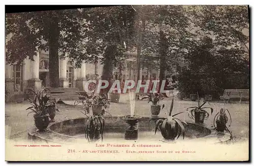 Cartes postales Ax Les Thermes Etablissement sicre ou du Bernilh