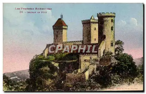 Cartes postales Foix Chateau De