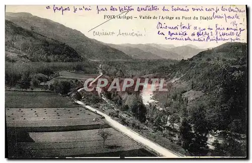 Ansichtskarte AK Foix Vallee de L Ariege au Pont Du Diable