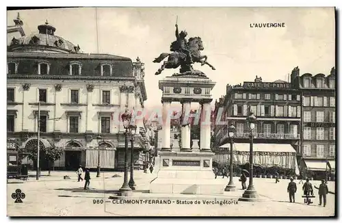 Cartes postales Cleamont Ferrand Statue de Vercingetoix