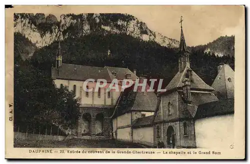 Ansichtskarte AK Chartreuse Entree du couvent de la Grande Chartreuse
