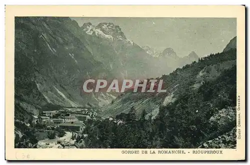 Cartes postales Gorge de la Romanche Riouperoux