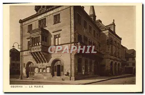 Ansichtskarte AK Obernai La Mairie