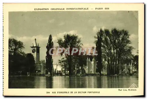 Cartes postales Expostion Coloniale Internationale Paris 1931 Vue d ensemble de la section portugaise Portugal