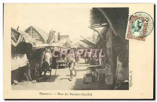 Cartes postales Djibouti Somalis Rue du Bender Guedid TOP