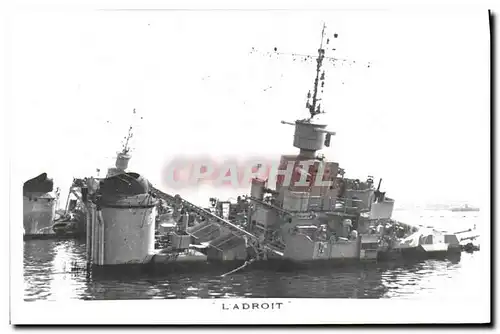 Cartes postales moderne Bateau Guerre L Adroit