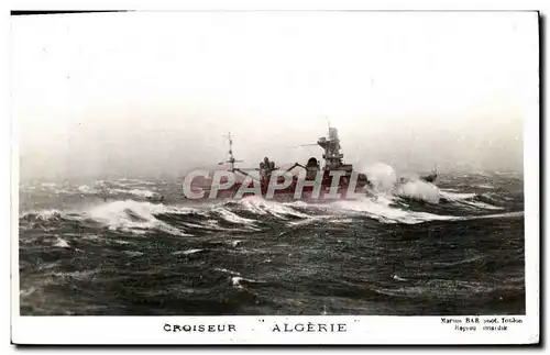 Cartes postales moderne Bateau Guerre Croiseur Algerie