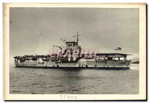 Ansichtskarte AK Bateau Guerre Bearn Porte Avions