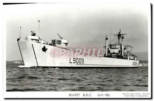 Cartes postales moderne Bateau Guerre Blavet B D C 1961