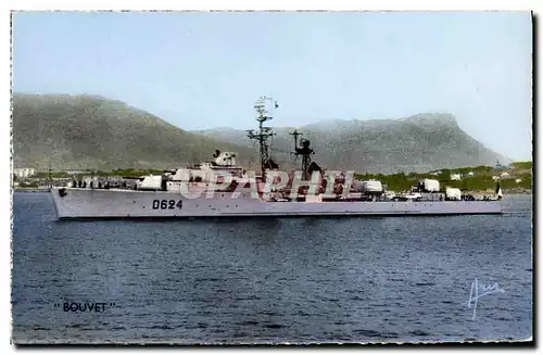 Cartes postales moderne Bateau Guerre Cote d Azur Toulon Escorteur Bouvet