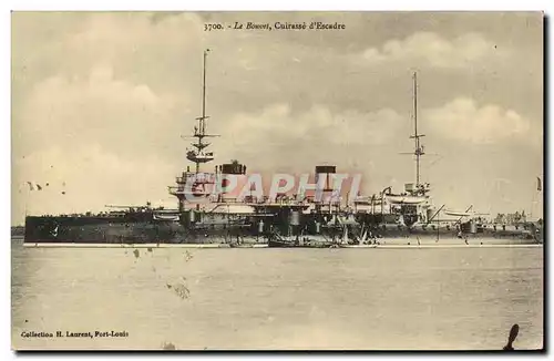 Cartes postales Bateau Guerre Le Bouvet Cuirasse d Escadre