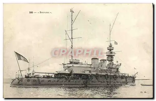 Cartes postales Bateau Guerre Bouvines