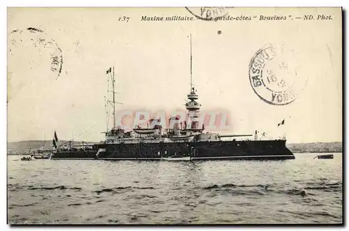 Ansichtskarte AK Bateau Guerre Marine militaire Le grade cotes Bouvines