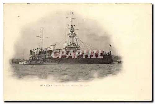 Cartes postales Bateau Guerre Brennus