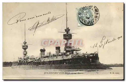 Cartes postales Bateau Guerre Rocherfort sur Mer Le Bruix