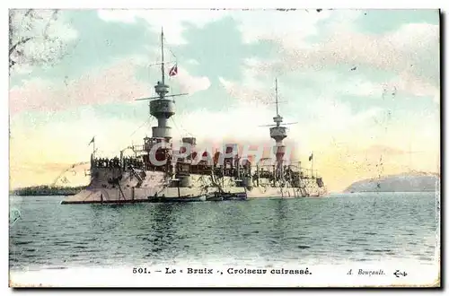 Cartes postales Bateau Guerre Le Bruix Croiseur Cuirasse