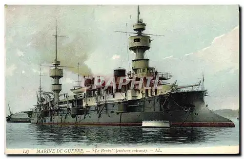 Cartes postales Bateau Guerre Marine De Guerre Le Bruix Croiseur Cuirasse