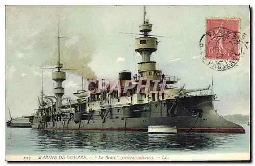 Ansichtskarte AK Bateau Guerre Marine De Guerre Le Bruix Croiseur Cuirasse