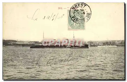 Cartes postales Bateau Guerre Marine Francaise Le Carnot