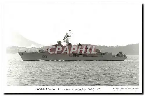 Cartes postales moderne Bateau Guerre Casabianca Escorteur d escadre 1970