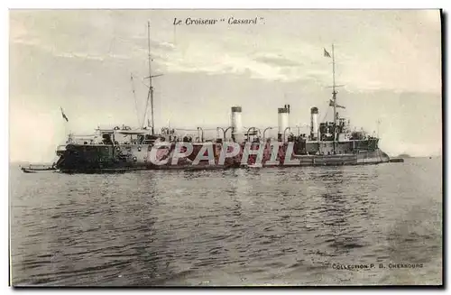 Ansichtskarte AK Bateau Guerre Le Croiseur Cassard