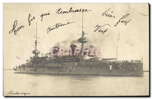 Cartes postales Bateau Guerre Le Charlemagne