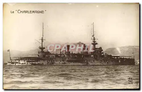 Cartes postales Bateau Guerre Le Charlemagne