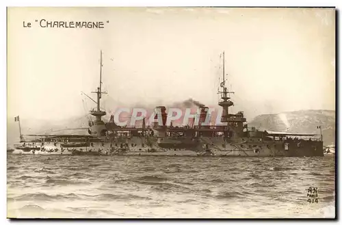 Cartes postales Bateau Guerre Le Charlemagne