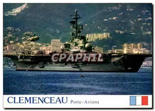 Cartes postales moderne Bateau Guerre La Bretagne Le Porte Avions Clemenceau