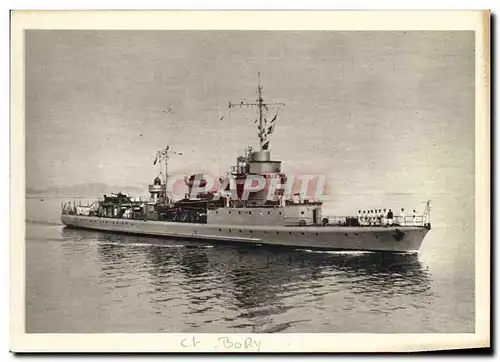 Ansichtskarte AK Bateau Guerre Aviso Commandant Bory