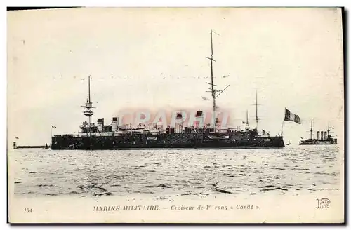 Cartes postales Bateau Guerre Marine Militaire Croiseur de 1er Rang