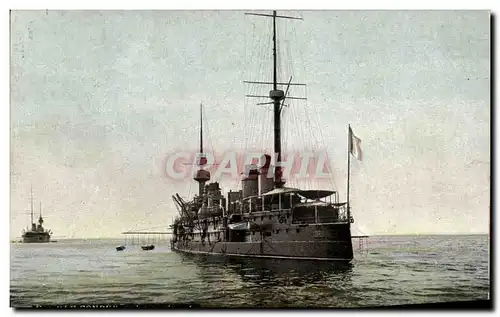 Ansichtskarte AK Bateau Guerre Marine De Guerre Le Conde Croiseur Cuirasse