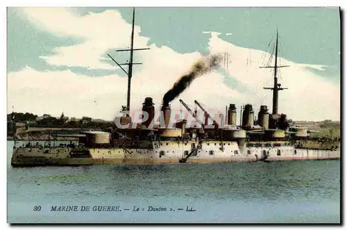 Ansichtskarte AK Bateau Guerre Marine De Guerre Le Danton