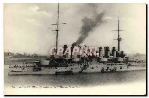 Cartes postales Bateau Guerre Marina De Guerre Le Danton