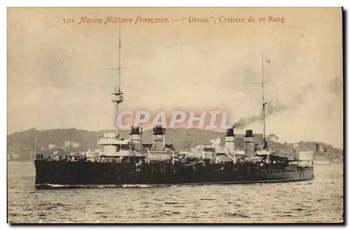 Ansichtskarte AK Bateau Guerre Marine Militaire Francaise Desaix Croiseur de 1er rang