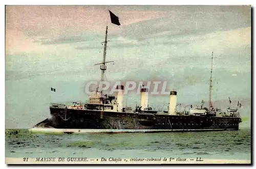 Ansichtskarte AK Bateau Guerre Marine De Guerre Du Chayla Croiseur Cuirasse