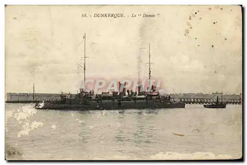 Cartes postales Bateau Guerre Dunkerque Le Dunois