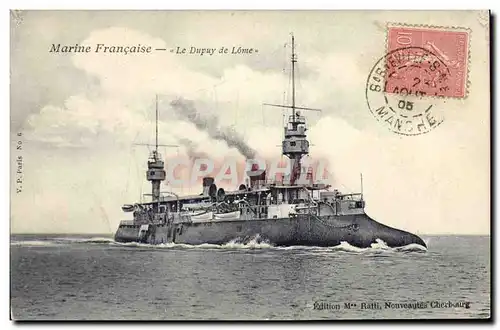 Ansichtskarte AK Bateau Guerre Marine Francaise Le Dupuy De Lome