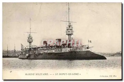 Cartes postales Bateau Guerre Marine Militaire Le Dupuy De Lome