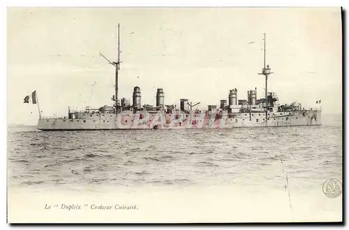 Cartes postales Bateau Guerre Le Dupleix Croiseur Cairasse