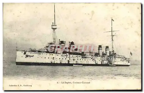 Cartes postales Bateau Guerre Le Dupleix Croiseur Cuirasse