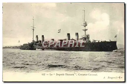 Cartes postales Bateau Guerre Le Crosseur Cuirasse Dupetit Thouars