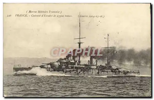 Cartes postales Bateau Guerre France Cuirasse d Escadre