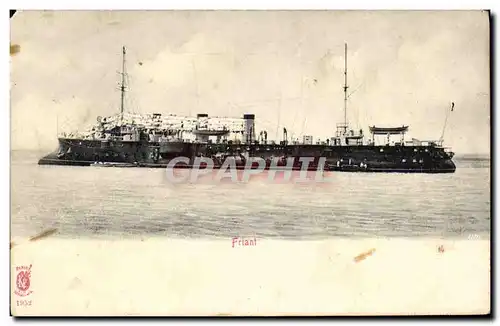 Cartes postales Bateau Guerre Friant