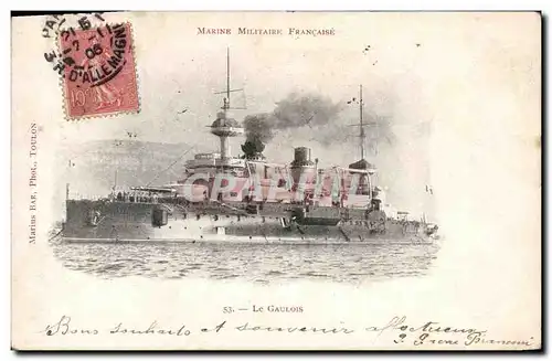 Cartes postales Bateau Guerre Le Gaulois