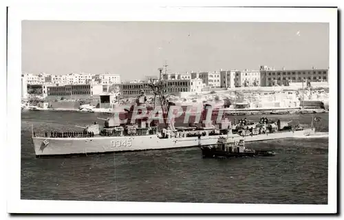 Cartes postales moderne Bateau Guerre Contre Torpilleur Malte Valletta