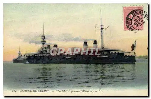 Cartes postales Bateau Guerre Marine De Guerre la Gloire