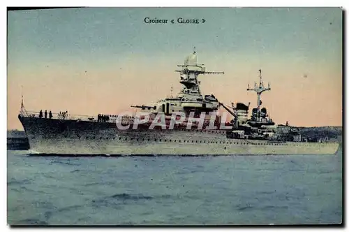 Cartes postales Bateau Guerre Croiseur Cloire