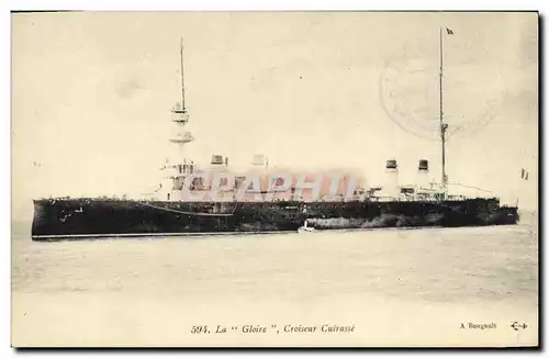 Cartes postales Bateau Guerre La Gloire Croiseur Cuirasse